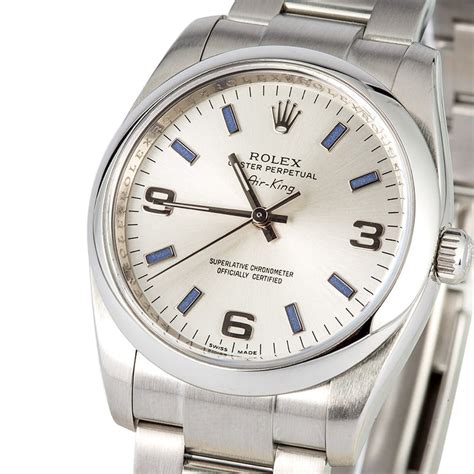 114200 rolex price|Rolex air king 14000 history.